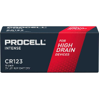 Duracell Procell CR123A High Power Lithium Intense batterijen