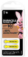 Duracell Batterij Gehoorapparaat DA 10 6st