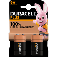 Duracell Plus Alkaline 9V, 2 stuks 2 stuks