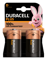 Duracell Plus C K2 C batterij (baby) Alkaline 1.5 V 9.8 Ah 2 stuk(s)