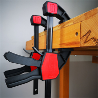 6/12 Inch Bar Klemmen voor houtbewerking Snelle Grip Klemmen Trigger Klem Opening Versterkt Verdikt Ontwerp met Snelle C