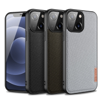 DUX DUCIS voor iPhone 13 Mini/ 13/ 13 Pro/ 13 Pro Max Case Ademend Anti kras Schokbestendig Nylon Geweven stof Protectiv