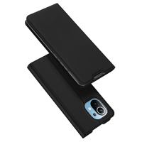 DUX DUCIS voor Xiaomi Mi 11 Case Flip Magnetisch met Card Slot Stand Schokbestendig PU Lederen Beschermhoes Niet Origine