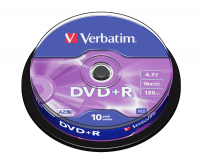 DVD+R 4,7 GB Matt Silver