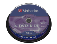 Verbatim 43666 DVD+R DL disc 8.5 GB 10 stuk(s) Spindel