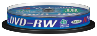 Verbatim 43552 DVD RW disc 4.7 GB 10 stuk(s) Spindel Herschrijfbaar