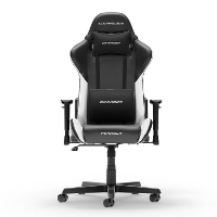 DXRacer FORMULA L Black & White PVC Leather gamestoel