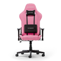 DXRacer PRINCE L Pink Fabric gamestoel