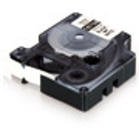 Labeltape DYMO IND RHINO 18508 Polyester Tapekleur: Transparant Tekstkleur:Zwart 9 mm 5.5 M
