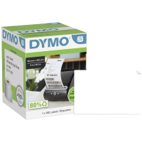 DYMO 2166659 Rol met etiketten 102 x 210 mm Thermisch papier Wit 140 stuk(s) Permanent hechtend Verzendetiketten