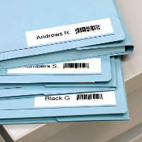 Dymo D1 standaard labels, 19mm x 7m printlint