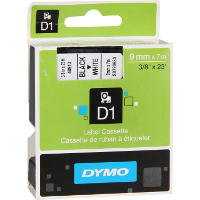 Dymo D1 Standard 9mm x 7m labelprinter tape printlint