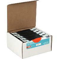 Dymo D1 tapecassette zwart op wit, 19mm x 7m printlint 10 stuks