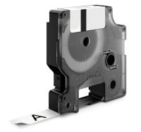 Labeltape DYMO IND RHINO 18445 Vinyl Tapekleur: Wit Tekstkleur:Zwart 19 mm 5.5 M