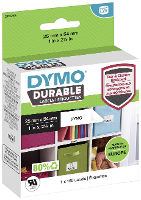 DYMO Rol met etiketten 54 x 25 mm Polypropyleen folie Wit 160 stuk(s) Permanent hechtend 2112283 Universele etiketten, Adresetiketten