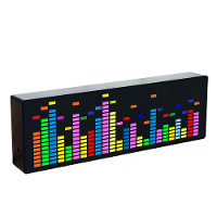 Dynamische LED Muziek Spectrum Klok Picking Lamp Stemcontrole Draadcontrole LED Muziek Spectrum Rhythmweergave RGB Licht
