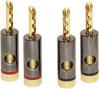 Dynavox 206436 Banaanstekkerset 4 stuk(s)