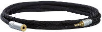 Dynavox 207378 Audio Verlengkabel [1x Jackplug female 3,5 mm   1x Jackplug male 3,5 mm] 1.50 M Zwart