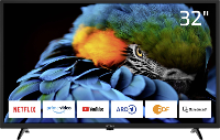 Dyon DYON Smart 32 XT LED TV 80 cm 31.5 Inch Energielabel E (A   G) DVB T2, DVB C, DVB S, HD ready, Smart TV, WiFi, CI+* Zwart