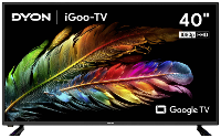 Dyon iGoo TV 40F LED TV 101.6 Cm 40 inch Energielabel F (A   G) CI+*, DVB C, DVB S2, DVB T2, Full HD, Smart TV, WiFi Zwart