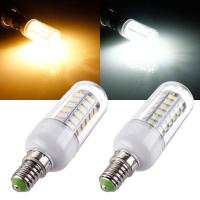 E14 Led 5w 48 Smd 5730 Ac 220v White/warm White Corn Light Bulbs