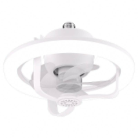 E27 50W 220V Plafondventilator Lamp Met LED Licht En Afstandsbediening Kroonluchter RGB Kleur Dimbaar Ventillator Lamp V