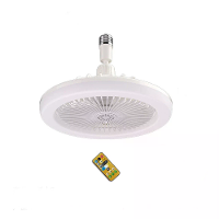 E27 plafondventilator met dimbare helderheid en kleurtemperatuur,3 snelheden,met afstandsbediening voor woonkamer en eet