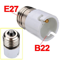 E27 To B22 Fitting Light Lamp Bulb Adapter Converter