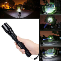E3 Cree Xm L T6 1600lm 5 Modes Zoomable Led Flashlight