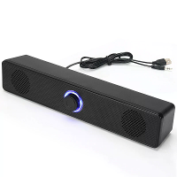 E3511 Bedrade bluetooth luidspreker Desktop Computer Soundbar Dubbele 52mm luidsprekers Onafhankelijke volumeknop Verste