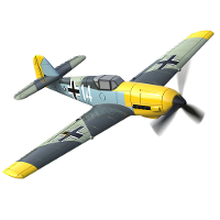 Eachine BF109 V2 2.4GHz 4CH 400mm Spanwijdte 6 Axis One Key U Turn Aerobatic Xpilot Stabilization System EPP Mini RC Vli
