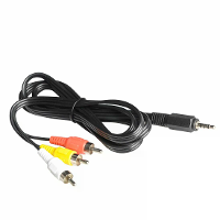 Eachine DC 3.5Mm Jack Plug Mannelijk 1 naar 3 Hoofd RCA AV Ingangs  Uitgangsvideokabel 1,5 m Draad Adapter Snoer voor Mu