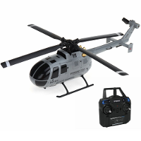 Eachine E120 2.4G 4CH 6 Assige Gyro Optische Flow Lokalisatie Flybarless BO 105 Schaal RC Helikopter RTF