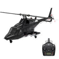 Eachine E188 PRO Airwolf 2.4G 6CH 6G 3D Acrobatische Dual Brushless Motor 1:34 Schaal Flybarless RC Helikopter