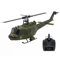 Eachine E190 1:34 UH 1 HUEY Schaal 2.4G 6CH Hoogtehouden Optische Stroompositionering Dubbele Borstelloze Motor RC Helic