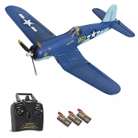 Eachine F4U CORSAIR VMF 217 2.4G 4CH Borstelloze 500mm Spanwijdte 6 assige Gyro Een Toets Opstijgen Aerobatics EPP Oorlo