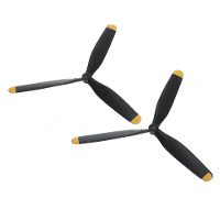 Eachine F4U CORSAIR VMF 217 500mm RC Vliegtuig Reserveonderdelen 3 Blade Propeller Volledige Set / 3 Blade Propeller