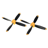 Eachine P 51D Miss Helen 500mm RC Vliegtuig Vaste Vleugel Reserveonderdeel 4 Blade Propeller Volledige Set