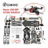Eachine Racer 250 Diy Kit Cc3d Naze32 W/ 600mw 5.8G 32ch Transmitter Built In Osd Hd Camera