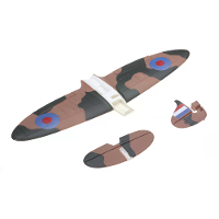 Eachine Spitfire Brushless 487mm RC vliegtuig Reserveonderdelen Hoofdvleugel en Staartvleugel