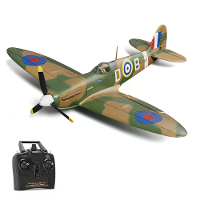 Eachine Spitfire Brushless 487mm Spanwijdte 2.4G 4CH 6 as Gyro Een Toets Aerobatics EPP RC Vliegtuig Warbird Vaste Vleug