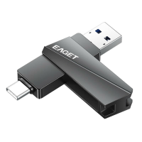 EAGET CF60 USB3.2 & Type C Flash Drive 64G 128G 256G150MB/s Hoge Snelheid Pendrive Mobiele Geheugen USB Stick