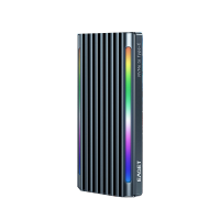 Eaget SE660 M.2 SSD behuizing NVME/SATA Dual Protocol Type C naar USB3.2 Externe behuizing 10 Gbps RGB licht aluminiumle