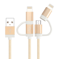 Eaget Tc020 2 In 1 8pin To Usb Android Data Charging 1m 3.3Ft Cable For Iphone Samsung Huawei