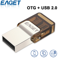 EAGET V9 Ultra Mini Encryption Metal USB Flash Drive USB 2.0 OTG Smartphone Pen Drive