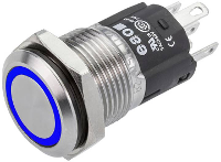 Eao 82 4151.1124 Druktoets Blauw IP65 1 stuk(s)