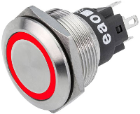 Eao 82 6151.1113 Druktoets Rood IP65 1 stuk(s)