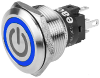 Eao 82 6151.1124.B002 Druktoets Blauw IP65 1 stuk(s)