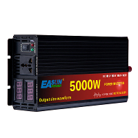 Easun Power 5000W Zuivere Sinusgolf Zonne energie Omvormer DC 12V 24V AC 220V Draagbare Batterijomvormer voor Auto Micro