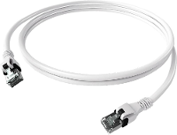 EasyLan DualBoot PushPull IP20 patchkabel, Cat.6A (Klasse EA), S/FTP, wit, 5 m